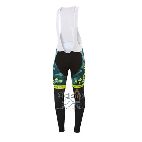 Tinkoff Saxo Bank Ropa Ciclismo Culotte Largo 2016 Mangas Largas AMarillo y Verde